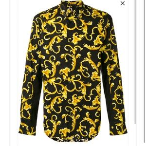 Men’s Versace baroque print shirt